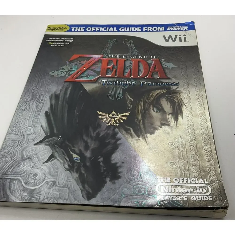 Nintendo Power Strategy Guide The Legend of Zelda Twilight Wii WITH POSTER